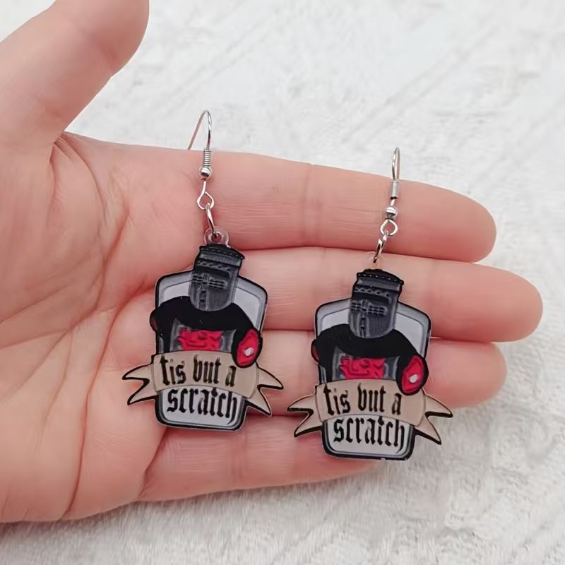 Event Party - 10 adet akrilik siyah beyaz alıntı