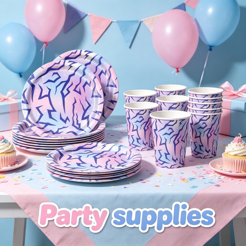 Table Cloth Disposable - Sıcak Anime Film K-pop Pembe ve
