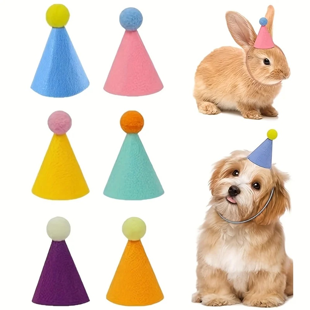 Party Hat Cone - 6 adet Mini Parti Şapkası: Doğum