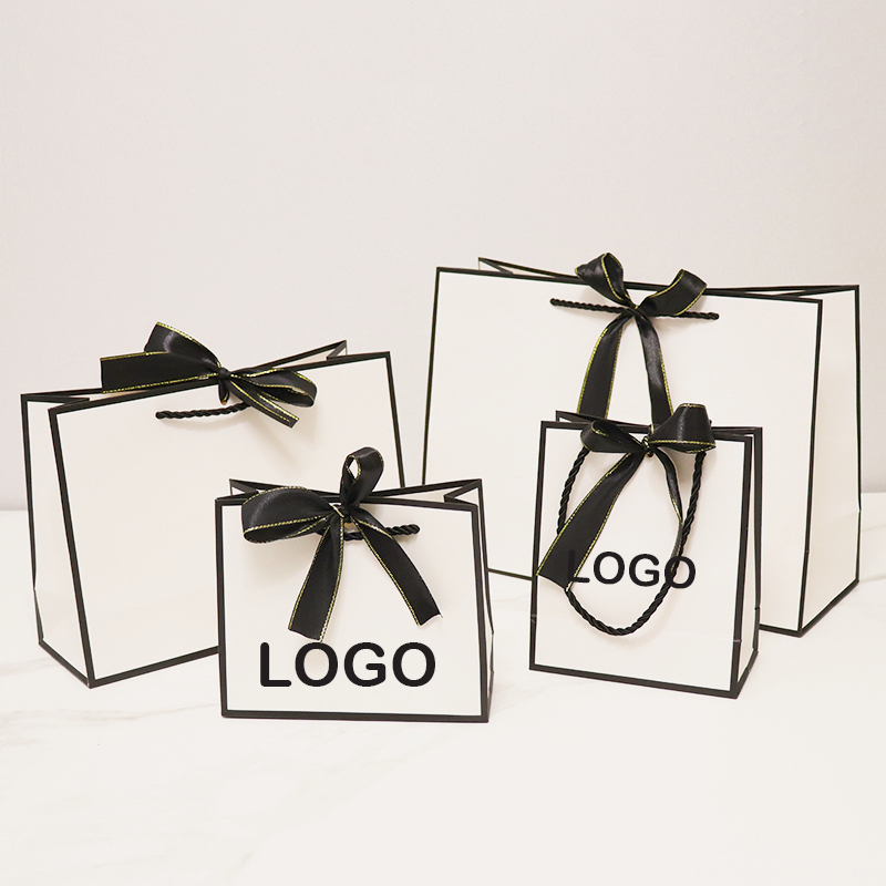 Event Party Shop - 10 Adet Özel Logo Kağıt Torba