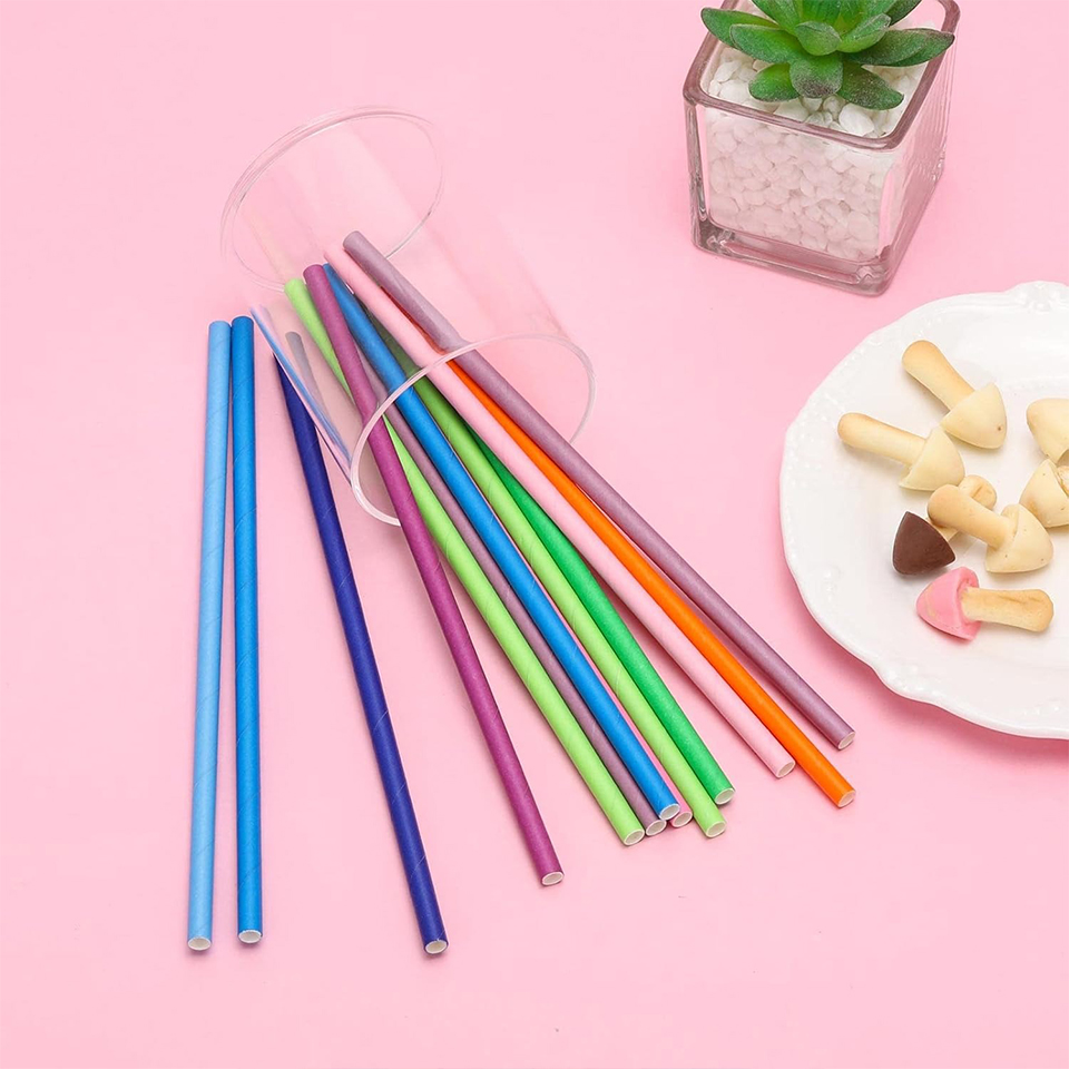 25/50/100 adet tek kullanımlık - Paper Straw Color incelemesi ve fiyatı