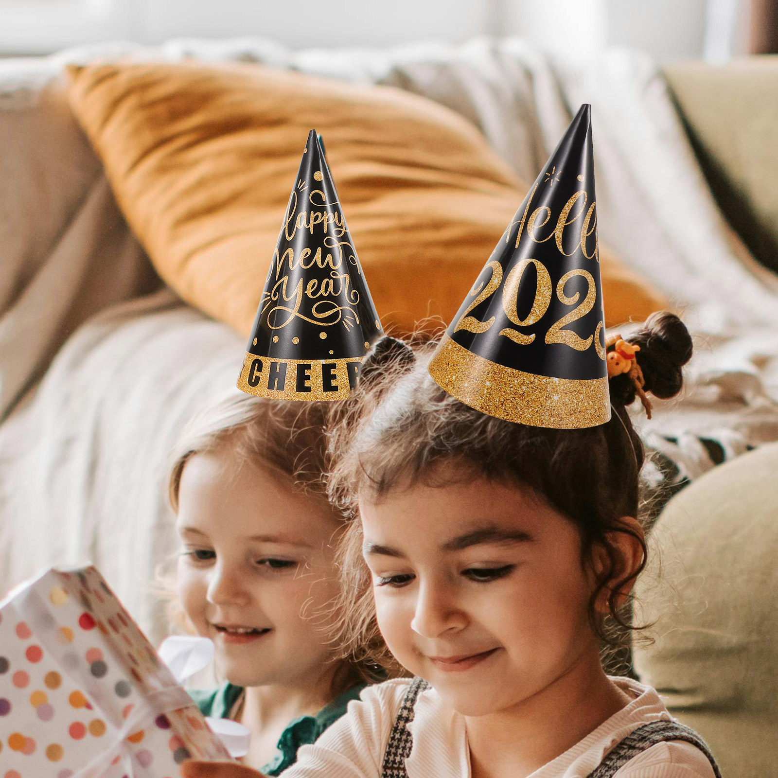 6 Adet Siyah Altın Parti Şapka - Party Hat Cone incelemesi ve fiyatı