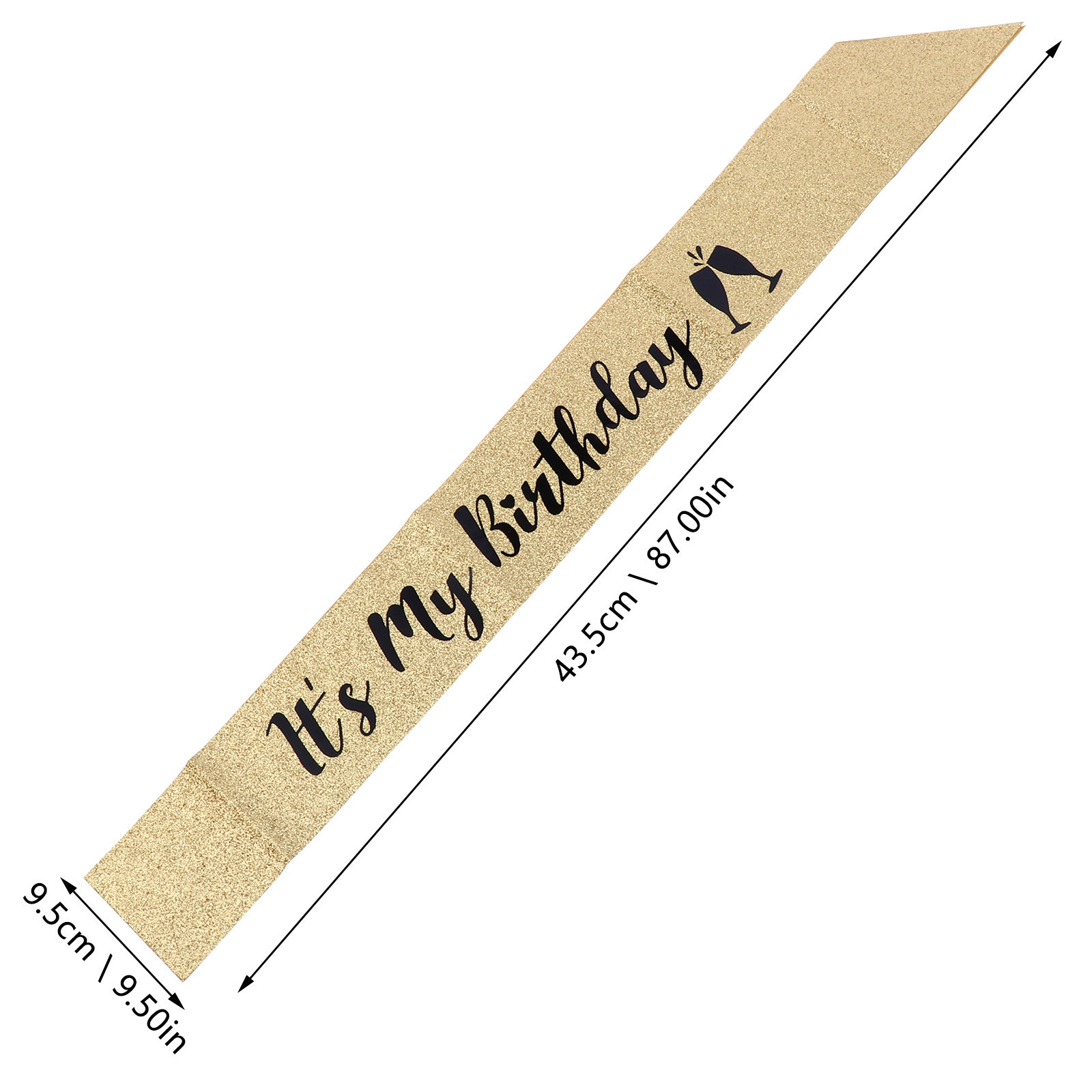 1 Adet Simli Doğum Günü Kuşağı - Birthday Sash Glitter incelemesi ve fiyatı