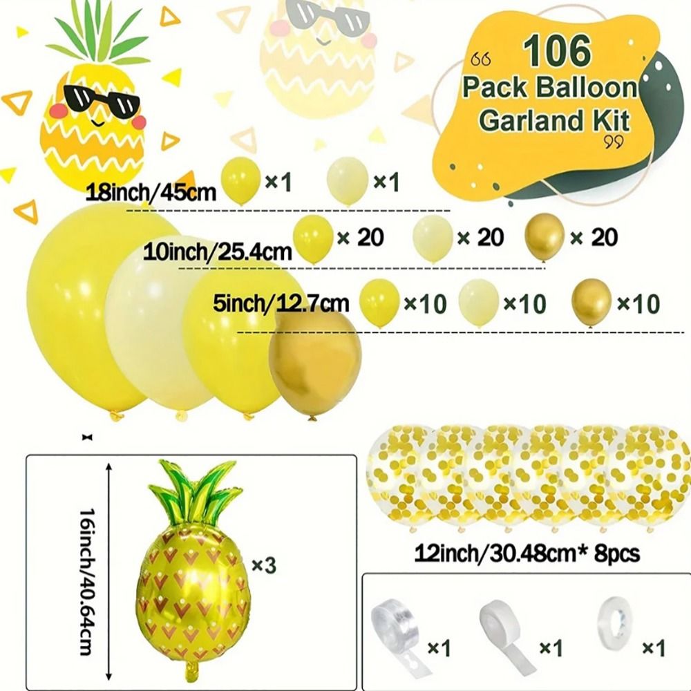 Meyve Temalı Balon Kemeri Seti - Balloon Arch Kit incelemesi ve fiyatı