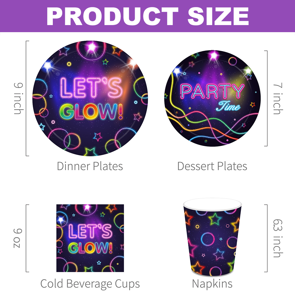 Let's Glow Parti Sofra Malzeme - Let'S Party Event Supply incelemesi ve fiyatı