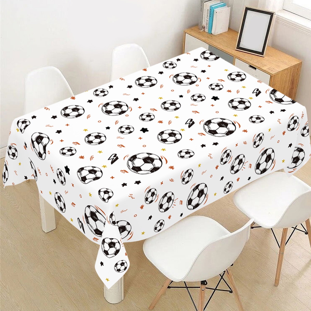 183x137cm Futbol Temalı Tek Ku - Table Cloth Disposable incelemesi ve fiyatı