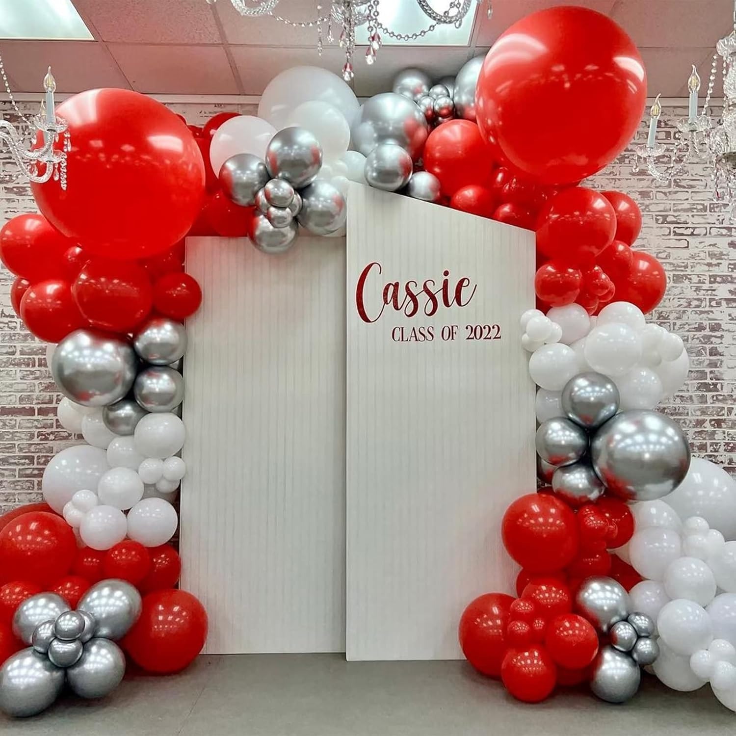 100 Adet Kırmızı ve Beyaz Balo - Balloon Arch Kit incelemesi ve fiyatı