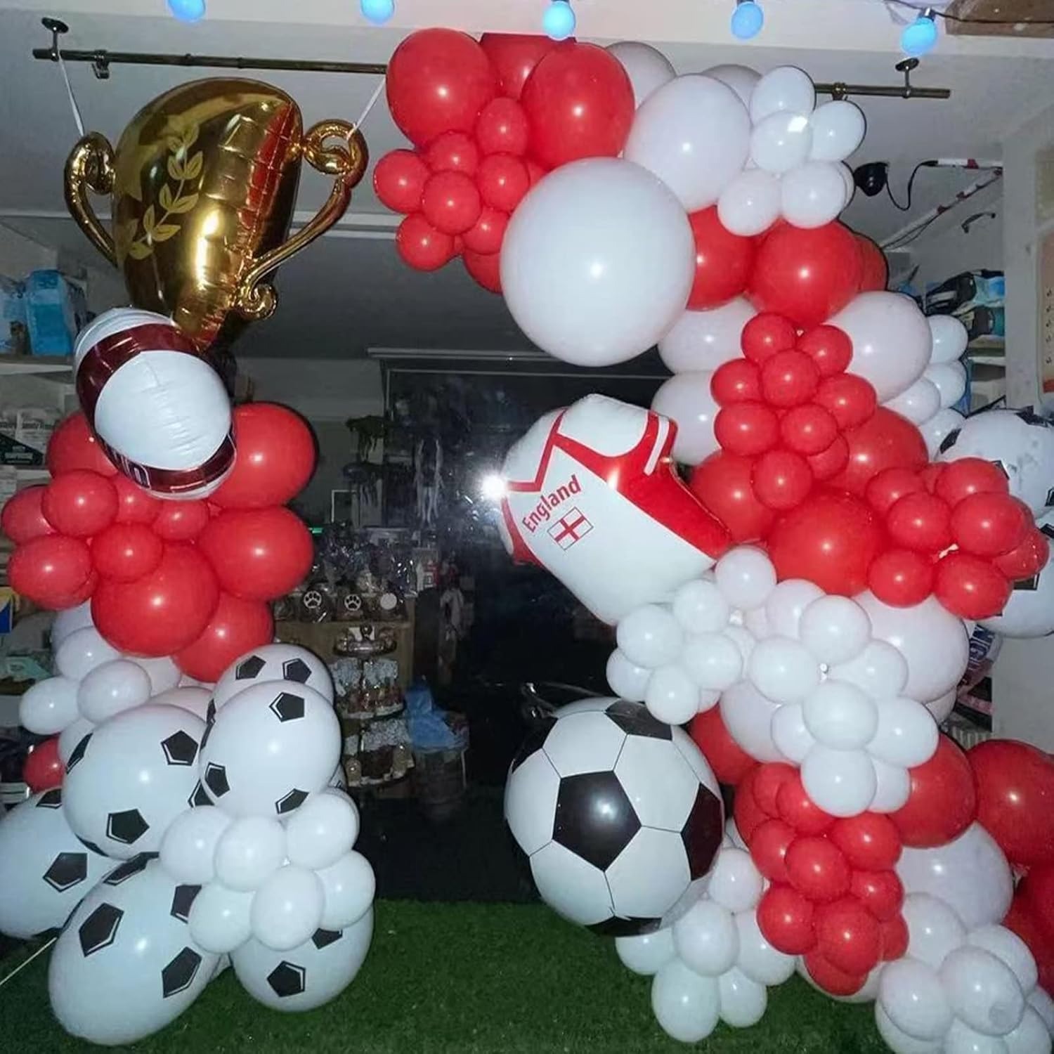 100 Adet Kırmızı ve Beyaz Balo - Balloon Arch Kit incelemesi ve fiyatı
