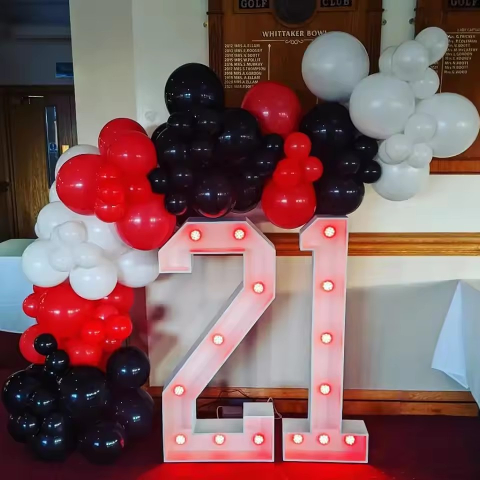 98 Adet Kırmızı ve Siyah Balon - Balloon Arch Kit incelemesi ve fiyatı